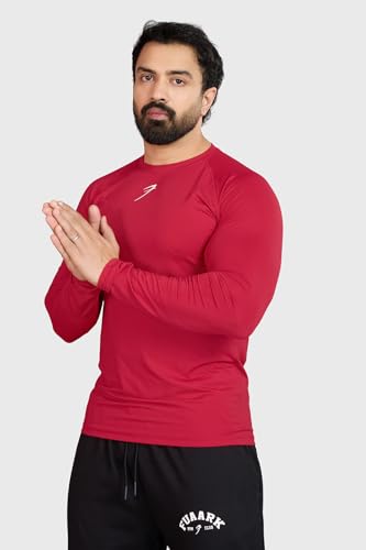 Image of FUAARK Men's Full Sleeves Gym Slim Fit T-Shirt