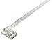 Magne Miracle Magnetic Curtain Rod with Adhesive Option, Clear, 25-Inch to 44-Inch