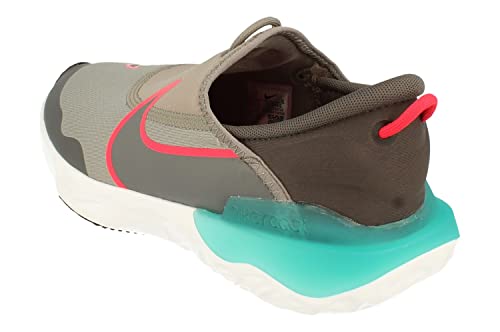 Nike React Flow GS Running Trainers DD3724 Sneakers Shoes (UK 5 US 5.5Y EU 38, Flat Pewter Siren red 002)2