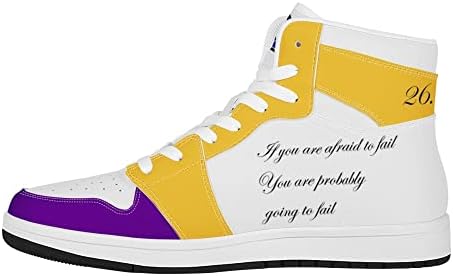 XxBeBOLDxX The Mamba 24-Legend Custom Sneakers, Sports Basketball Shoes (Numeric_8_Point_5) White | Image 2