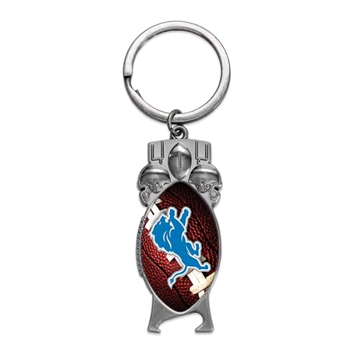 Rico Industries NFL Football Detroit Lions Sculpted Bottle Opener Keychain