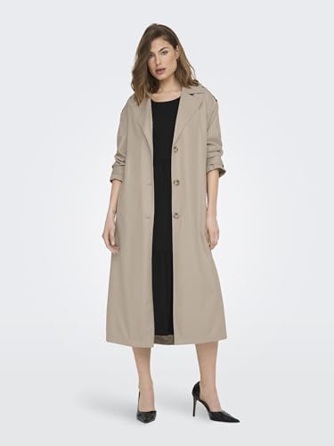 Trench coat long fluide coupe vent imperméable mode mi-saison - 2
