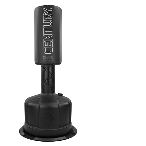 Century Original Wavemaster Freestanding Punching Bag & Stabilizing Mat Ring | Ships in Two Boxes | Boxing & Kickboxing Training Bag with Stand | Prevents Sliding & Adds Stability | Adjustable Height