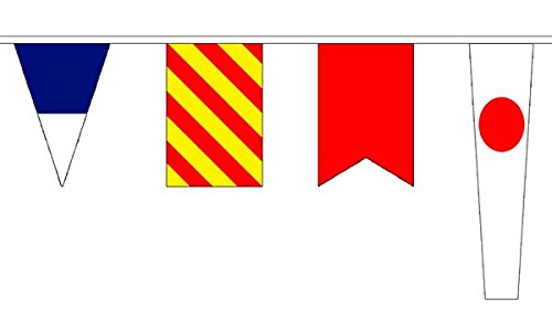 Nautical Signal 12.7m Bunting, Multicolour, 24 x 1 x 23 cm