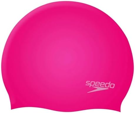 Speedo Junior Plain Moulded Silicone Swimming Cap