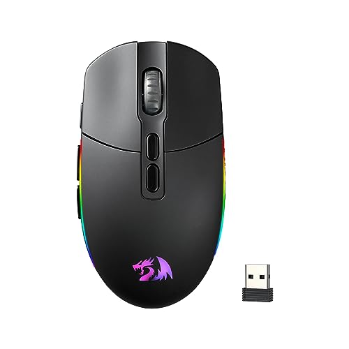 Mouse sem fio Redragon Invader Pro Preto