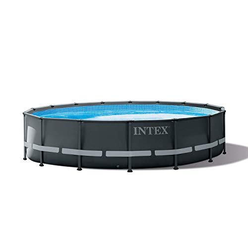 Intex 26330GN Frame Pool Set Ultra Rondo, Grau, 549 x 132 cm – Bild 5