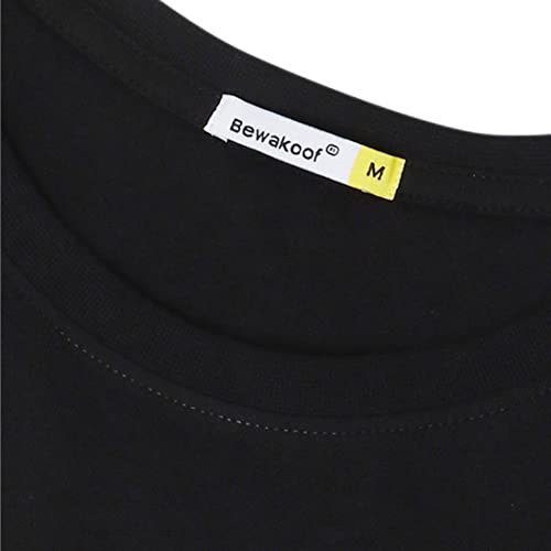 Image of Bewakoof Women's My Badass Graphic Printed 100% Cotton T-Shirt - Boyfriend Fit, Round Neck, Half Sleeve