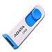 ADATA C008 32GB USB 2.0 Retractable Capless Flash Drive, White (AC008-32G-RWE)