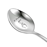 Größe: Edelstahl-Löffel ist 17,4 cm x 3,6 cm, geeignete Größe, genug für Sie zum einfachen Halten und Rühren und schützt Ihre Hände vor Verletzungen durch Kaffee oder andere heiße Getränke. Bitte überprüfen Sie das Produktbild für detaillierte Produktgröße, bitte verzeihen Sie mir den Fehler bei der manuellen Messung.