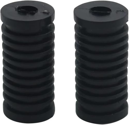 Repose-pieds de moto en caoutchouc pour levier de vitesse de moto, lot de 2 pièces noires