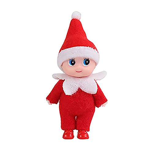 Muñecos Elfos Bebé Miniatura 3.9 Pulgadas Vinilo Rojo miniatura 1