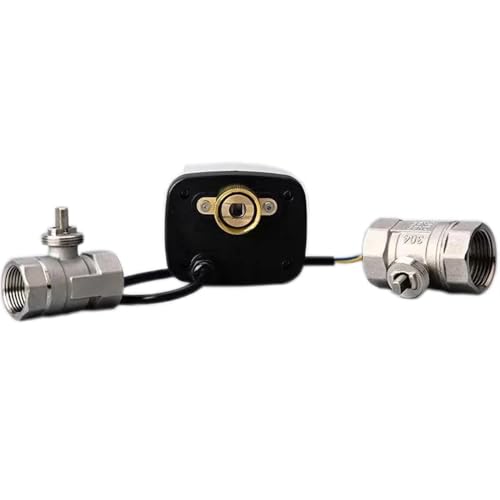 Vanne motorisée inox 304 DN32 12V commande de débit normalement ouverte CR04
