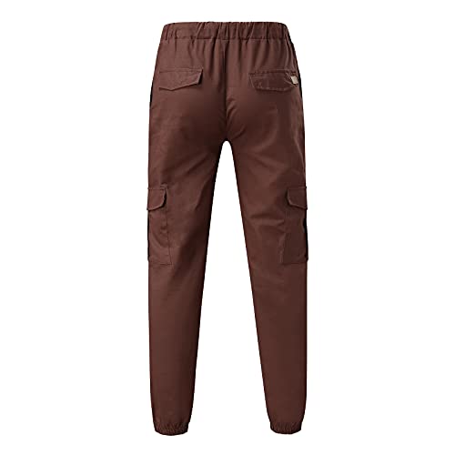 Douhen Cargo Pants Man Mens Casual Sports Thickened Pants Comfortable Camouflage Cotton Large Sanitary Pants (X2-Brown, Xx-Large) Men's Lightweight Hiking Pants, Outdoor Quick Dry Ripstop Cargo Pants, Multi-Pocket Camo Casual Work Pants Cargo Pants For Men Baggy High Waisted Cargo Pants Casual Solid Pants Leggings Trousers Tooling Multi-Pocket Men's Color Men's Pants 230601 #TOP2