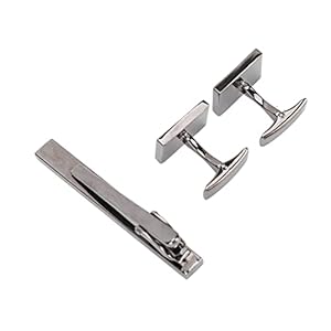 Set manchetknoop dasspelden voor heren Galvanisch proces