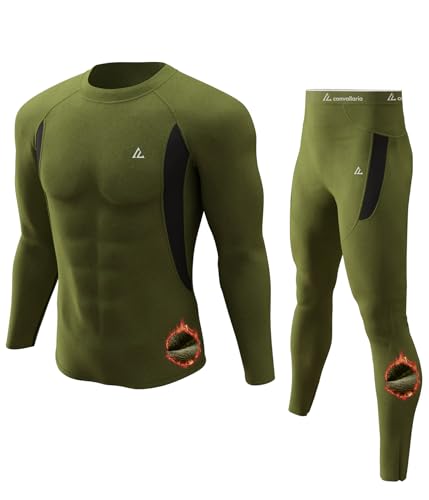 CL Convallaria Men's Thermal Long Johns Base Layer Set