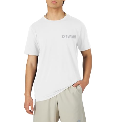 Image of Champion Boys T-Shirt, Kids' T-Shirt For Boys, Lightweight Tee for Kids, Script & Print