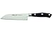 Arcos Serie Riviera - Cuchillo Santoku Cuchillo Asiático - Hoja de Acero Inoxidable Forjado NITRUM 140 mm - Mango de Polyoxymethylene (POM) Color Negro
