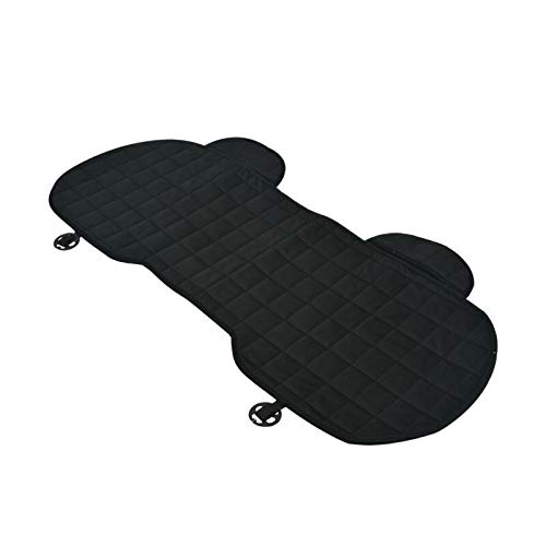 Riloer Universal Auto Cushion Chaise Protecteur Noir Tapis De Voiture Siège Arrière Couverture En Peluche