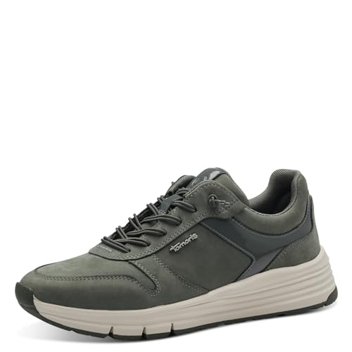 Tamaris Damen Sneaker Low Leder; Emerald/Khaki; 37 EU