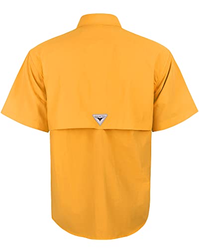 Image of Alimens & Gentle Short Sleeve Fishing Shirt Wicking Fabric Sun Protection Casual Button Down Shirts