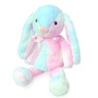Numyawl 25cm Rainbow Bunny Teddy Plush Toy, Bunny Cuddy toys For Girls And Boys, Rabbit Softs Toy For Kids To Snuggling, For Birthday,Easter,Christmas, 3 Age +