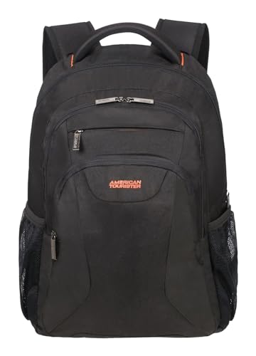 American Tourister AT Work - 17.3 Zoll Laptoprucksack, 52 cm, 34 L, Schwarz/Orange (Black/Orange)