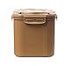 Crazy Korean Cooking Premium Kimchi, Sauerkraut Fermentation and Storage Container with Inner Vacuum Lid, Sandy Brown, 2.2 Gallon (8.5 L)
