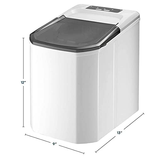 MHGD Eismaschine, tragbare Eismaschine klein mit Schaufel und abnehmbarem Korb 12 kg/h Arbeitsplatten-Eismaschine für… – Bild 7
