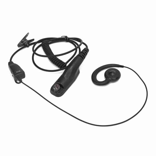 Walkie Talkie auricular de TPE en forma de G para hostelería y eventos 5