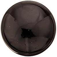 1 pieza de piedra preciosa redonda de cabujón de obsidiana negra de 1.181 in/paquete (paquete de 6), ahorra $5