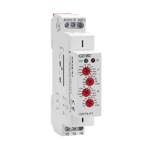 Relais temporisé de sortie d'impulsion GRT8-P module rail DIN 16A 240V