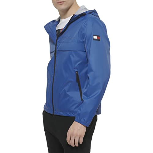 Image of Tommy Hilfiger Men's Simple Hooded Rain Jacket