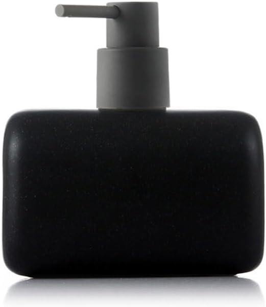 Soap Dispenser Stylish Appearance Multifunctional Ceramic Soap Dispenser Lotion Bottle Shower Gel Shampoo Dispenser Bottle Suitable for Bathroom Bathroom Soap Dispensers(B)