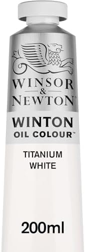 Winsor & Newton Winton Oil Color, 200ml (6.75-oz) Tube, Titanium White