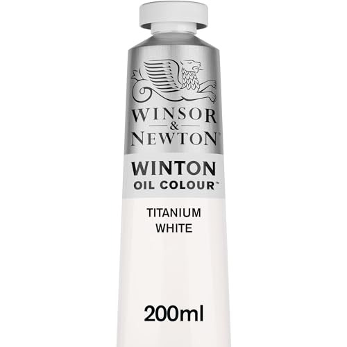 Winsor & Newton Winton Oil Color, 200ml (6.75-oz) Tube, Titanium White by Winsor & Newton - Used condition - US$16.13