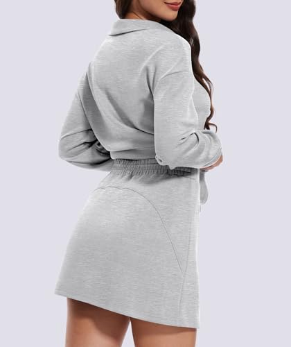 Two-Piece-Sets-for-Women-2024-Casual-Tracksuit-Sweatshirt-Skorts-Matching-Set-Lounge-Tennis-Jogger-Sweat-Suit