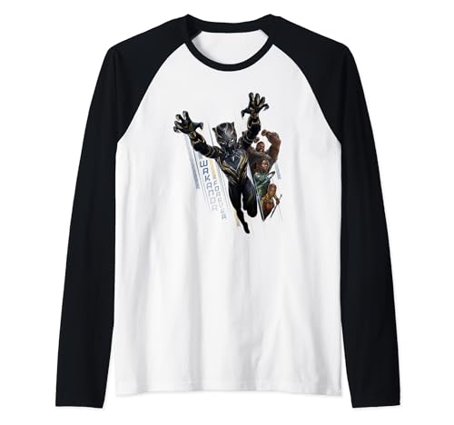 T-shirt Marvel Black Panther maillot baseball anti-déformation pour le quotidien des fans