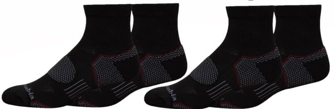 

                                                    Columbia Men's Balance Point Walking Quarter Crew 