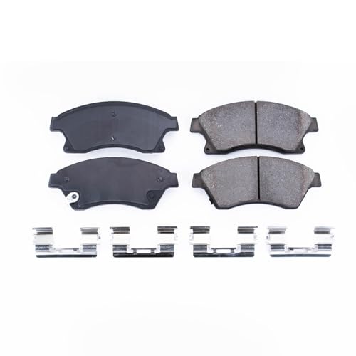 Image of PowerStop Front Brake Pads for Chevrolet Cruze 2011-15 |Cruze Limited 2016 |Sonic 2012-17 - Z17 Ceramic Brake Pads with Installation Hardware, 17-1522