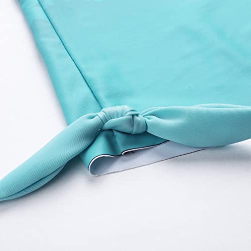 Tankini With Shorts Girls Basic Casual Bra With Shorts Girls Party Strappy Halter Swimming Set Breathable Swimsuit Green, Xx-Large #TOP4