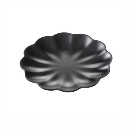 Plateau à Bijoux Bol à Clé Organisateur de Bijoux en Résine Plateau à Bijoux Ovale Plateau Decoratif Noir Présentoir Organisateur de Rangement pour Montres Bague Bonbons Clés Décoration de Table (N)