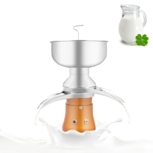 Convertir crema de leche cruda con la centrífuga de leche eléctrica de 5L para desnatado rápido 2