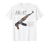 AK-47 Assault Rifle Russian AK Kalashnikov Cutaway Chart T-S...