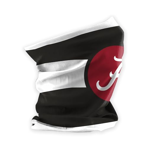 AGAS Alabama Neck Gaiter Face Cover - Multiuse Balaclava, Bama Beanie, Headband, Bandana, Neck Warmer, Running Scarf, Hair Band, Wristband – NCAA Officially Licensed Fan Gear2
