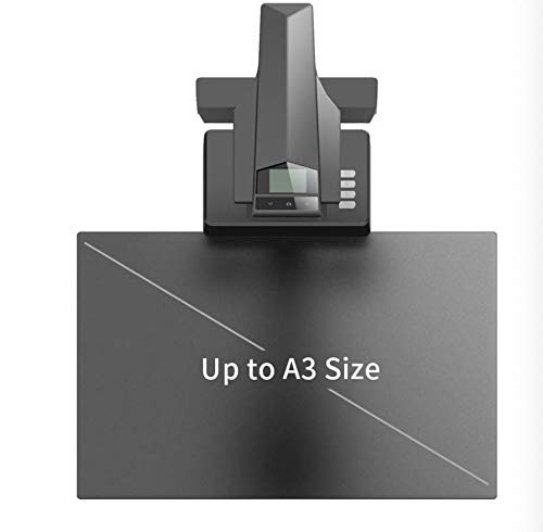 CZUR Professional Document Scanner ET18-P, Fast Recognition Scanner, 18MP High Definition, A3 Size Capture, 186 Languages OCR, Patented “Laser-Based Image Flattening” Technology