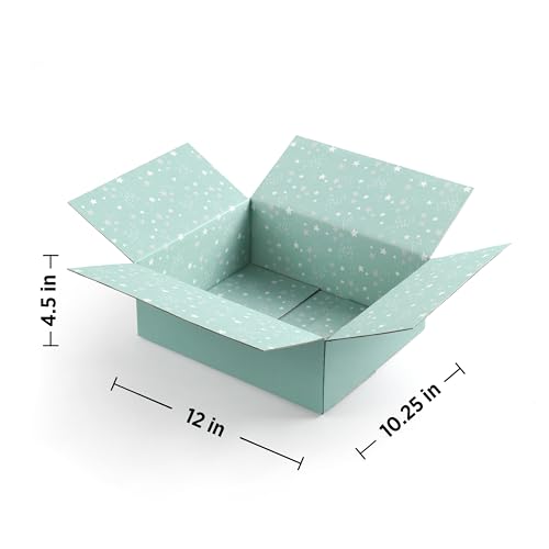 Image of Great Papers! GiftIn Corrugated Shipping Box, Stars Design for Gifts, Birthdays, Holiday, and Care Packages (2025051)