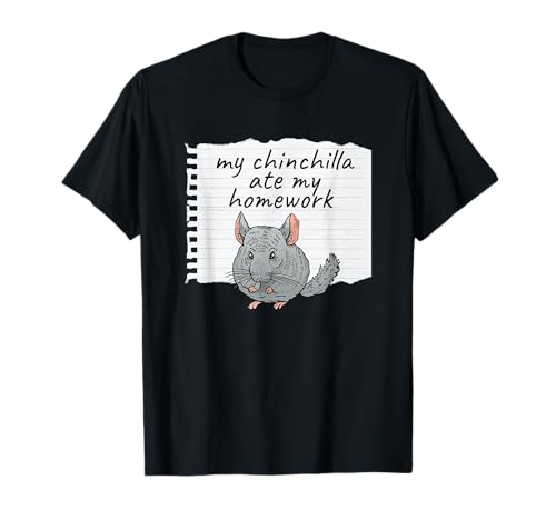 Chinchilla Lover Funny Chinchilla Pet Owner Cute Chinchilla T-Shirt