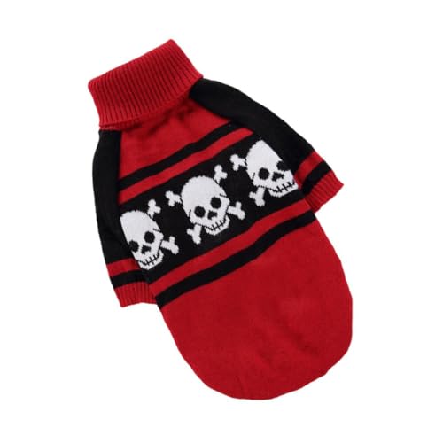 Suéter para perro con calavera Halloween talla L