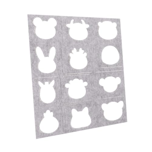 KONTONTY Felting Mold Kit Needle Felting Templates for Crafts Easy to Use Applique Molds for Creative Projects for Beginners and Craft Enthusiasts